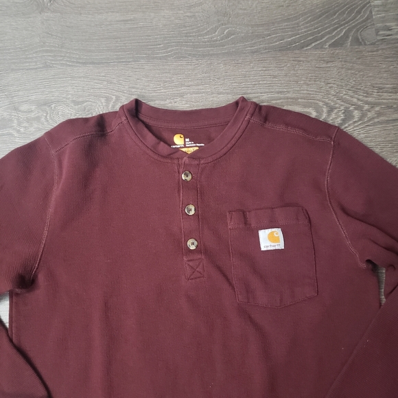 Carhartt long sleeve henley. Size Medium. - Picture 2 of 2